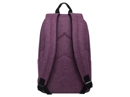 Рюкзак TORBER GRAFFI, фиолетовый с карманом черного цвета, полиэстер меланж, 42 х 29 x 19 см