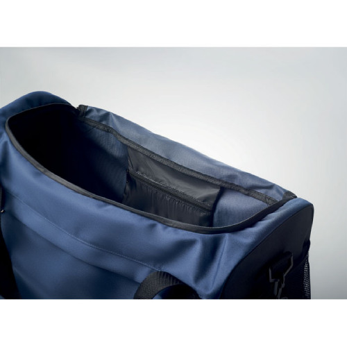 Спортивная сумка 600D из RPET (синий)