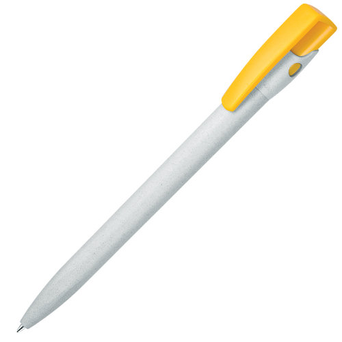 KIKI EcoAllene, ручка шариковая (желтый, серый)