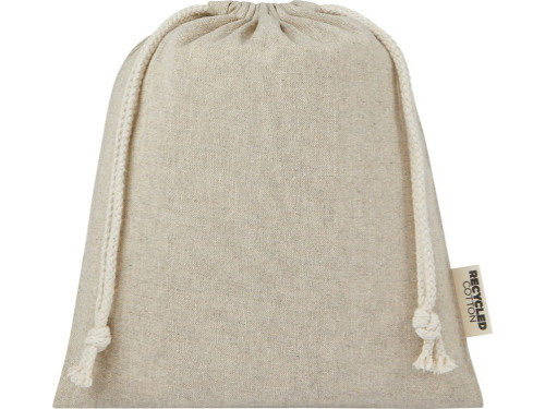 Средняя подарочная сумка Pheebs объемом 1,5 л из хлопка плотностью 150 г/м2, натуральный