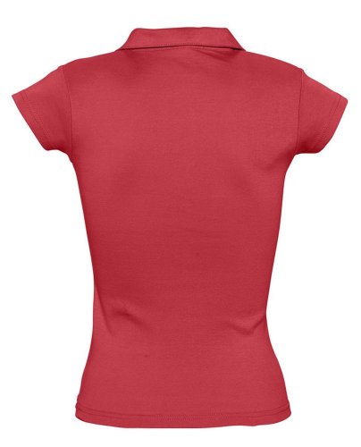 Рубашка поло женская без пуговиц Pretty 220, красная