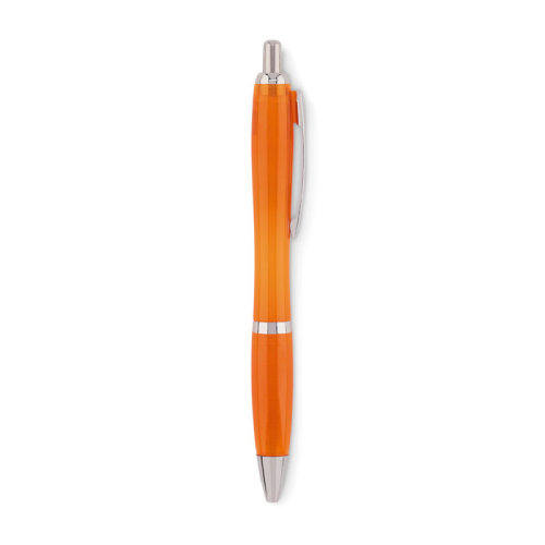 Ручка шариковая (прозрачно-оранжевый)