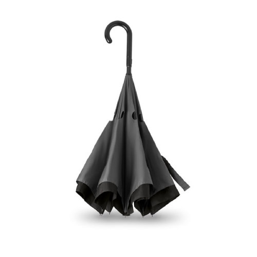 Зонт реверсивный (серый)