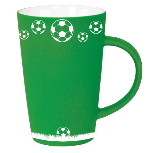 Кружка "Tioman" с прорезиненным покрытием (зеленый)