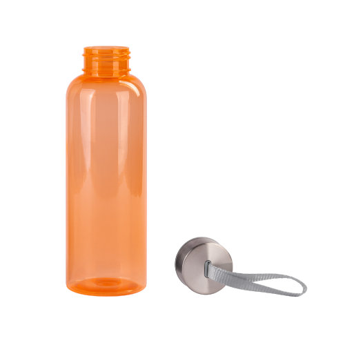 Бутылка для воды "H2O" 500 мл, оранжевый