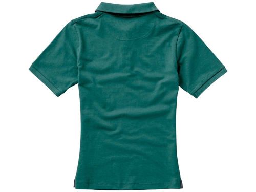 Calgary женская футболка-поло с коротким рукавом, изумрудный