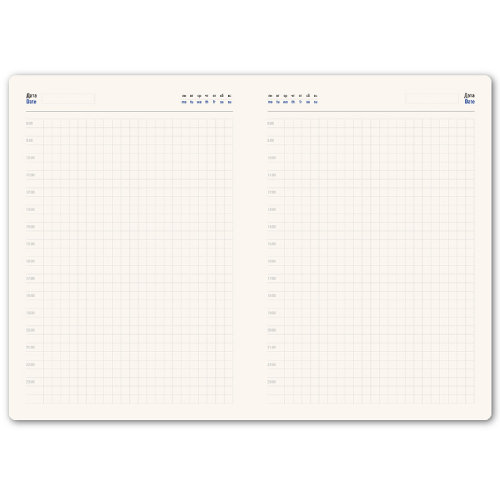 Ежедневник недатированный Starry , формат А5, в клетку (черный)