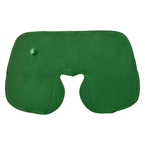 Подушка ROAD надувная дорожная в футляре (зеленый)