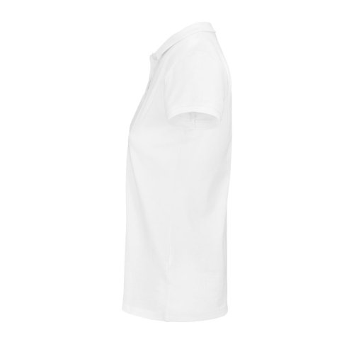 Рубашка поло женская PLANET WOMEN 170 из органического хлопка (белый)