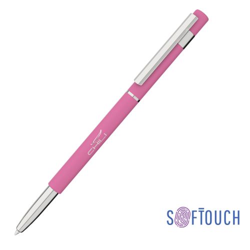 Ручка шариковая "Star", покрытие soft touch, розовый