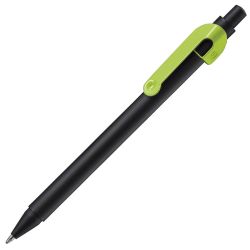 Ручка шариковая SNAKE (светло-зеленый, черный)