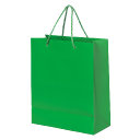 Пакет подарочный GLAM 27х12х32  см, зелёный (зеленый)