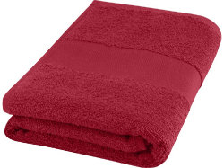 Хлопковое полотенце для ванной Charlotte 50x100 см с плотностью 450 г/м2, красный
