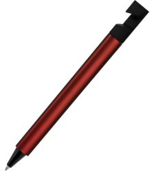 Ручка шариковая N5 с подставкой для смартфона (бордовый)