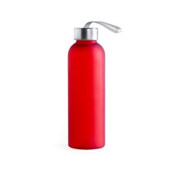 Бутылка пластиковая для воды PARUX, 580мл (красный)
