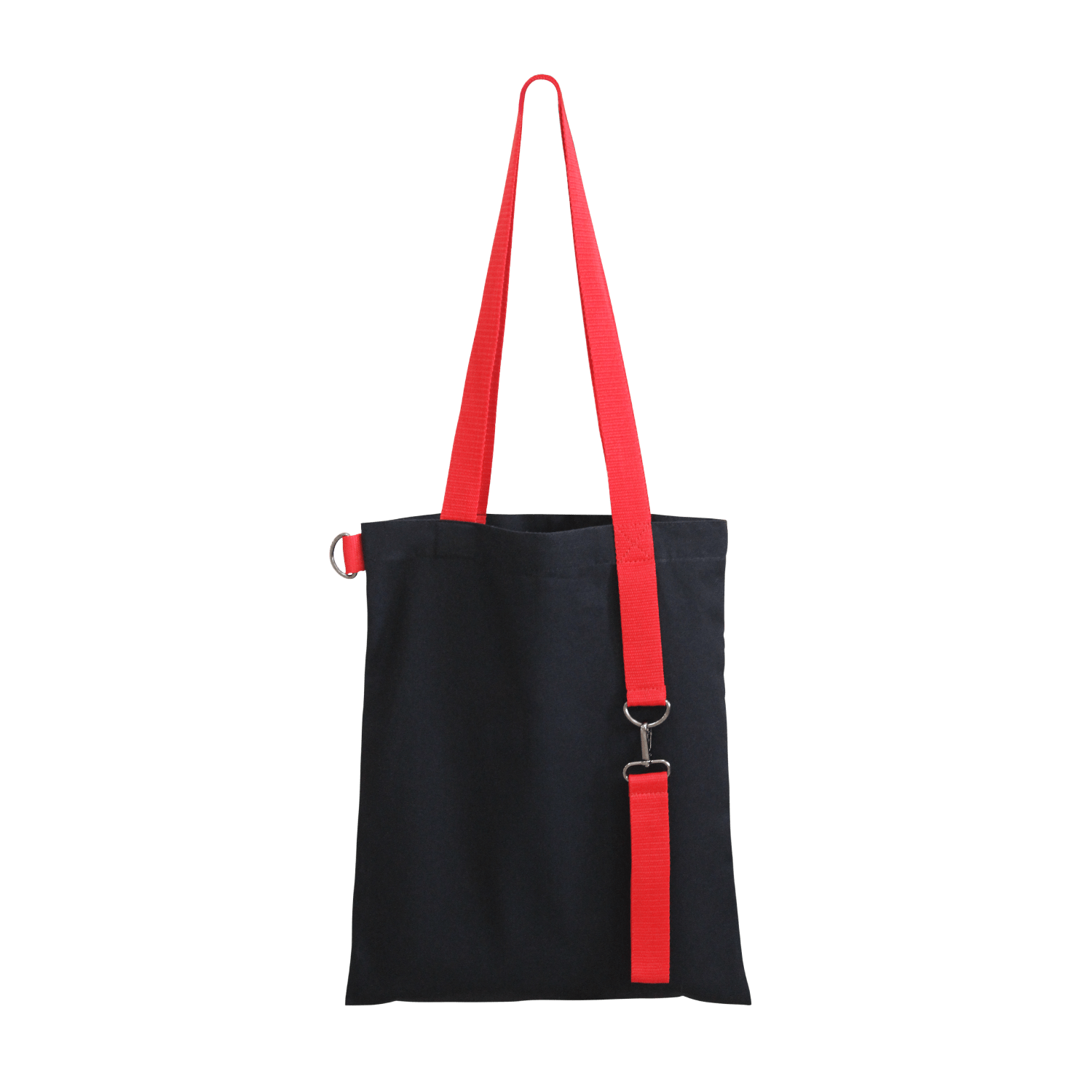 Шоппер Superbag black с ремувкой 4sb, чёрный с оранжевым