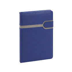 Ежедневник недатированный "Бари", формат А5, синий с черным