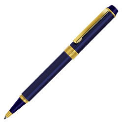 DEPUTY, ручка шариковая (синий, золотистый)