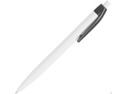 Ручка пластиковая шариковая HINDRES, белый/черный