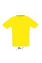 Футболка SPORTY, мужская, полиэстер 140. (жёлтый)