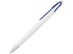Ручка шариковая Rio, синие чернила, белый/ярко-синий