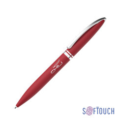 Ручка шариковая "Rocket", покрытие soft touch, красный