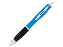 Прорезиненная шариковая ручка Nash, морская волна