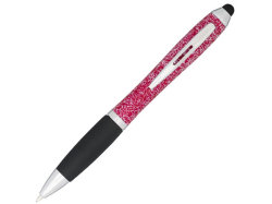 Крапчатая шариковая ручка Nash со стилусом, красный
