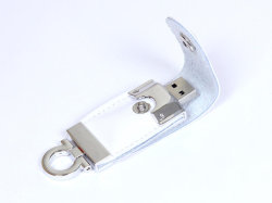 USB-флешка на 32 Гб в виде брелка, белый