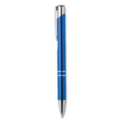 Ручка шариковая с черными черни (королевский синий)
