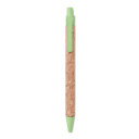 Ручка шариковая пробковая (зеленый)
