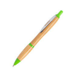 DAFEN, ручка шариковая, бамбук, пластик, металл (светло-зеленый)