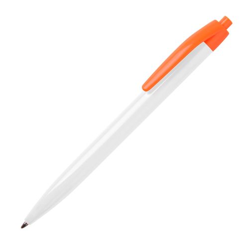 Ручка шариковая N8 (белый, оранжевый)