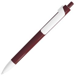 Ручка шариковая FORTE (бордовый, белый)