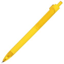 Ручка шариковая FORTE SOFT, покрытие soft touch (желтый)
