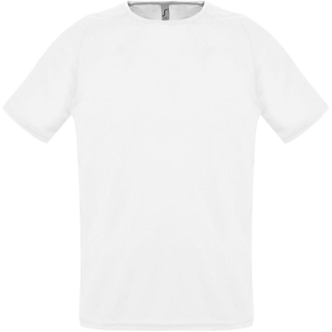 Футболка унисекс Sporty 140 белая, размер L