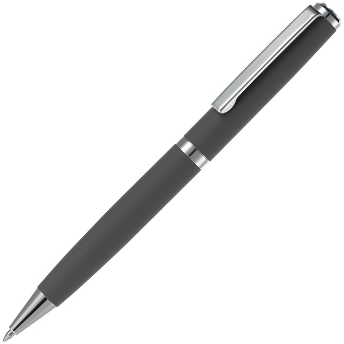 Ручка шариковая Inkish Chrome в футляре, серая