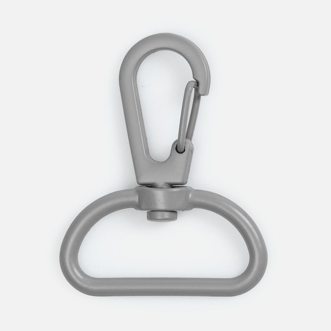 Застежка-карабин Snap Hook, L, серая