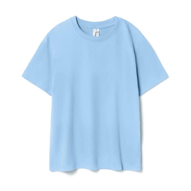 Футболка детская Regent Kids 150 голубая, на рост 118-128 см (8 лет)
