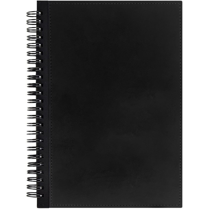 Ежедневник Notera Maxi, недатированный, черный
