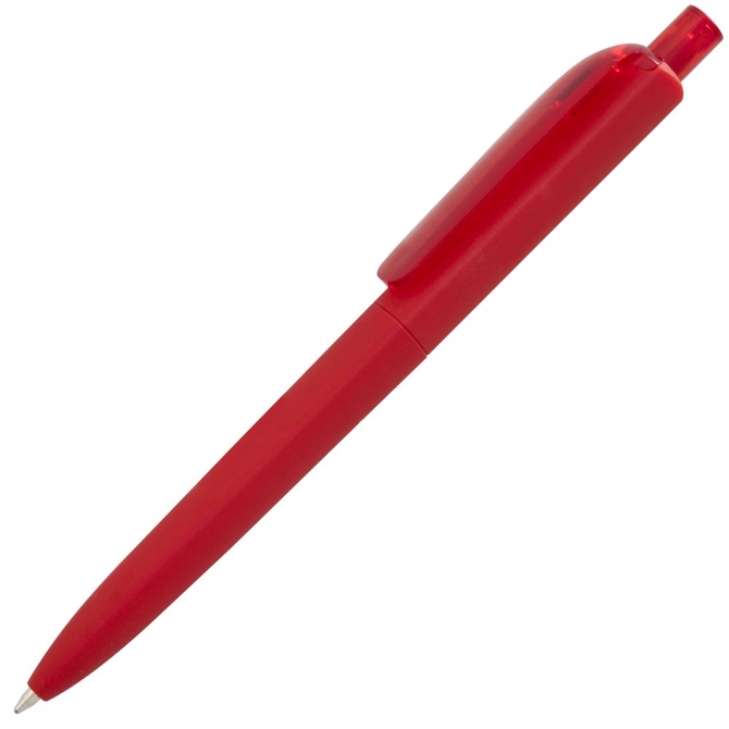 Ручка шариковая Prodir DS8 PRR-T Soft Touch, красная
