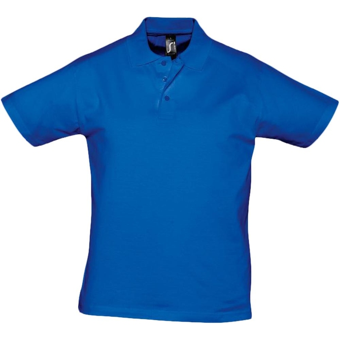 Рубашка поло мужская Prescott men 170 ярко-синяя, размер XL