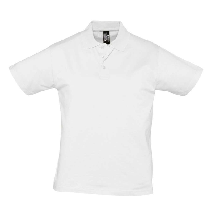Рубашка поло мужская Prescott men 170 белая, размер 3XL