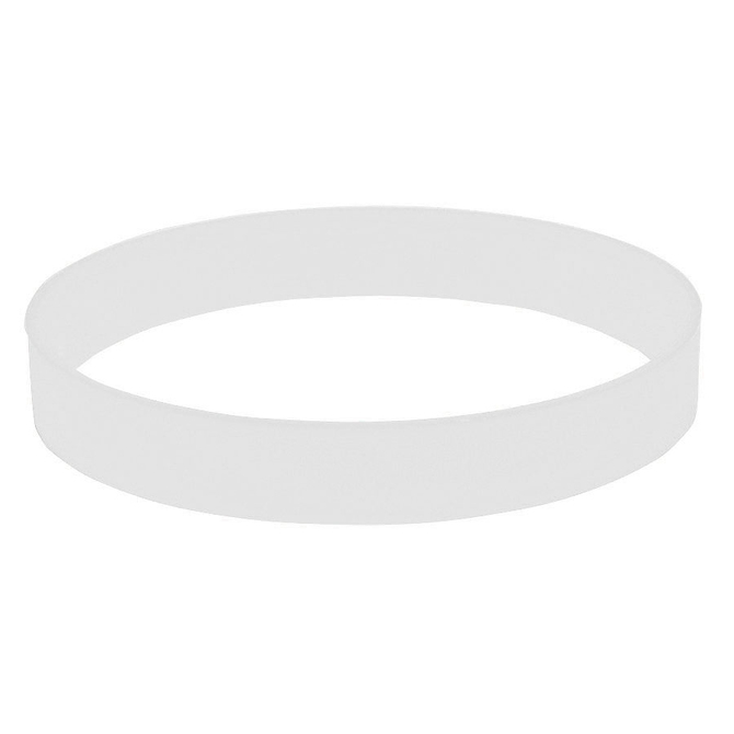 Браслет силиконовый FEST; 20 x 1,2 x 0,2 см; белый; силикон