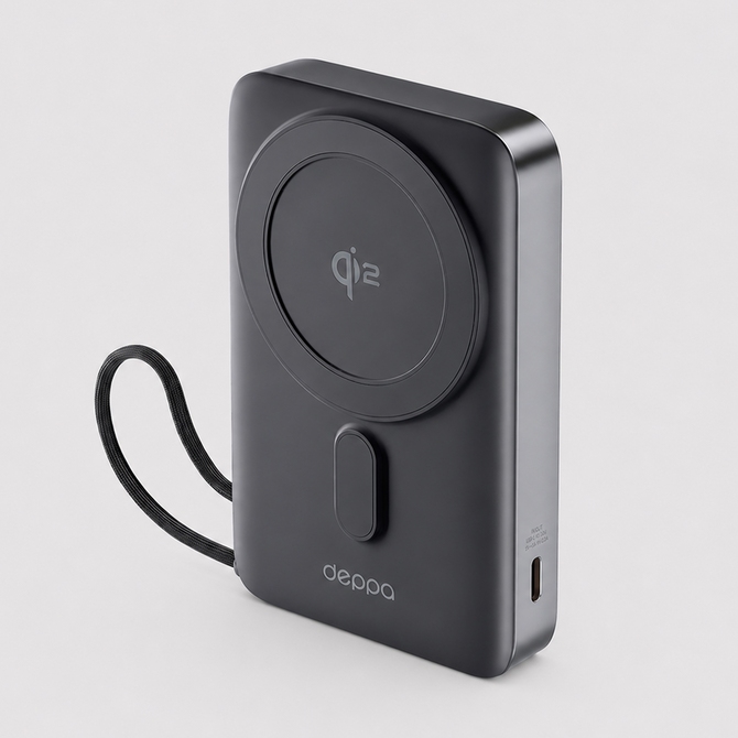 Внешний АКБ NRG MageSafe QI2 10000 мА-ч, 15Вт QI