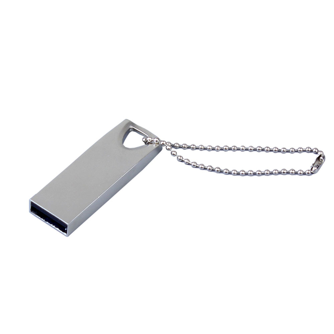 USB 2.0-флешка на 16 Гб с мини чипом и отверстием для цепочки