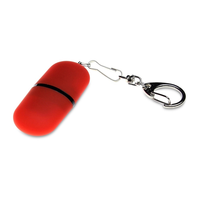 USB 2.0- флешка «Goutte Soft-touch» на 32 Гб каплевидной формы