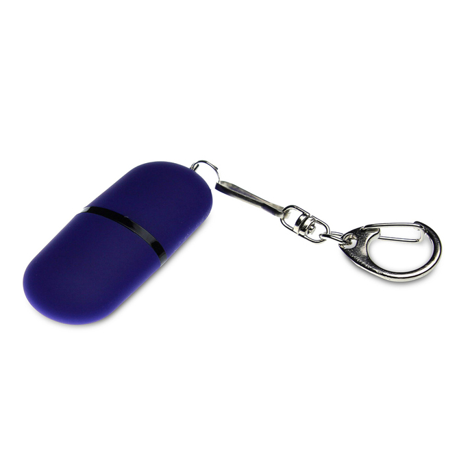 USB 2.0- флешка «Goutte Soft-touch» на 32 Гб каплевидной формы