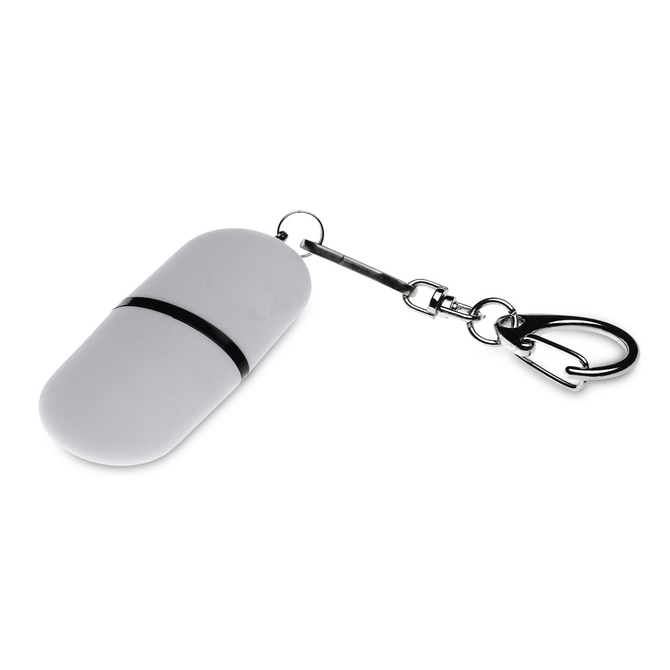 USB 2.0- флешка «Goutte Soft-touch» на 64 Гб каплевидной формы