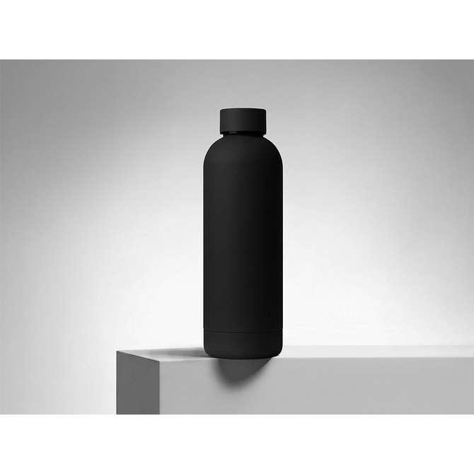 Вакуумная термобутылка с медной изоляцией «Cask», soft-touch, 500 мл